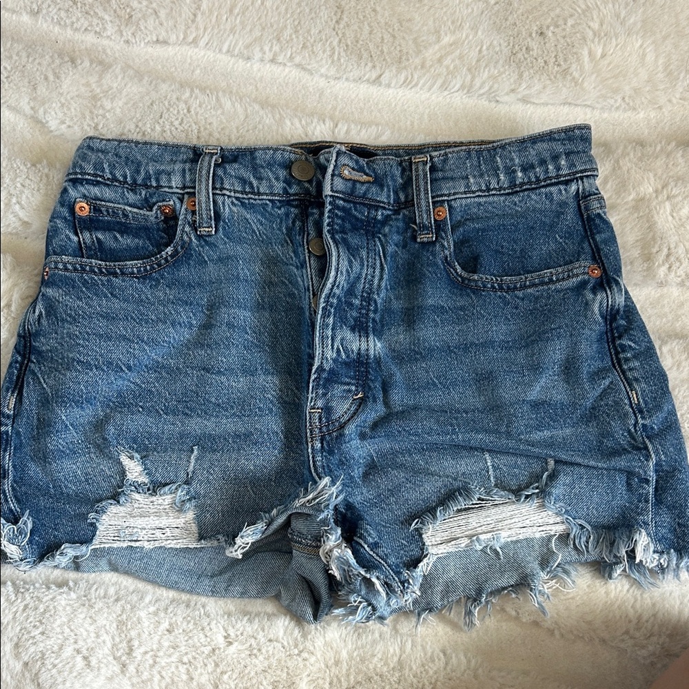 Denim Distressed Women Shorts